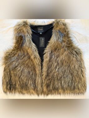 Faux Fur Vest by Thalia Sodi